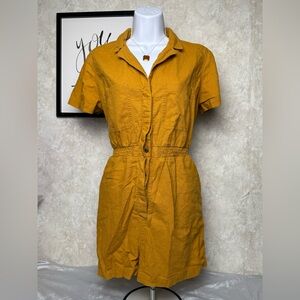 Universal Thread Mustard Button-Up Dress